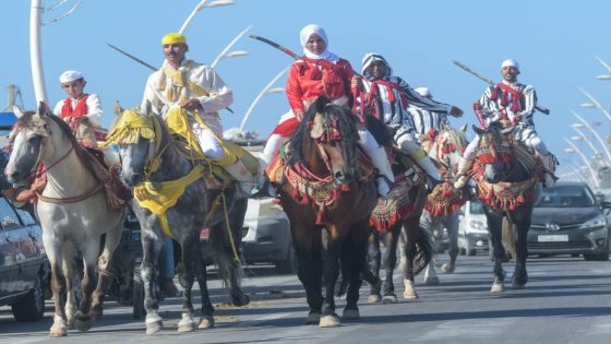 إنطلاق فعاليات موسم مولاي عبد الله أمغار بمشاركة قياسية للخيالة وسريات التبوريدة