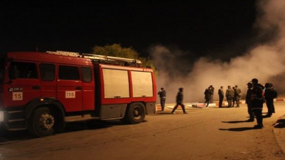 حريق مُهول يأتي على محل لبيع المتلاشيات و يُخلف خسائر مادية جسيمة