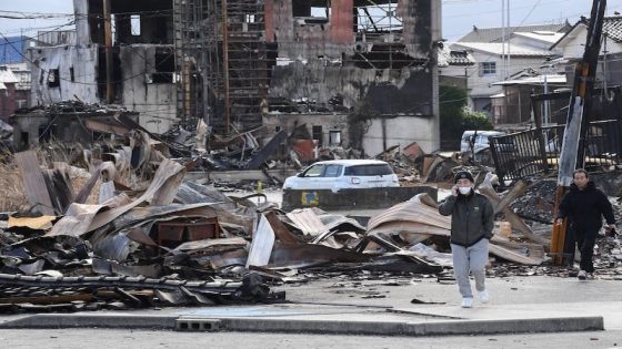 اليابان .. عدد قتلى الزلزال يتجاوز 100 والمئات في عداد المفقودين