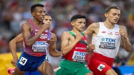 أولمبياد باريس 2024.. تأهل العداء المغربي أنس الساعي إلى نصف نهائي سباق 1500 متر