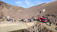 انتشال جثث خمسة عمال ضحايا انفجار نفق بسد المختار السوسي في تارودانت