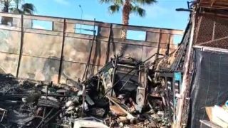 حريق مهول يأتي على سوق الربيع الجديد بمراكش