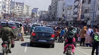 اختناق مروري خانق في الدار البيضاء قبيل عيد الفطر يضاعف معاناة المواطنين