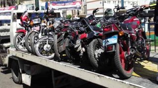 حملة أمنية واسعة ضد الدراجات النارية المخالفة في الدار البيضاء