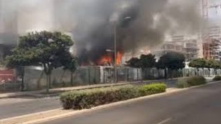 انفجارات متتالية بسبب قنينات غاز داخل ورش بناء تهز القطب المالي للدار البيضاء