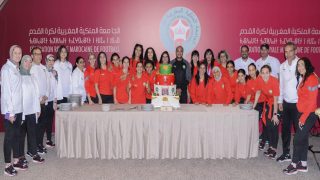 الجامعة الملكية المغربية لكرة القدم تحتفي بلبؤات الأطلس المتوجات بكان الصالات