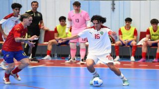 منتخب أقل من 19 سنة لكرة القدم داخل القاعة يفرض التعادل على إسبانيا في مباراة مثيرة بالرباط