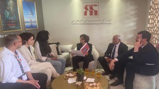 وزيرة الثقافة الفرنسية تزور الجناح المغربي في مهرجان كان السينمائي
