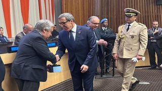 غوتيريش يكرم جنديا من القوات المسلحة الملكية بذل حياته ضمن قوات حفظ السلام