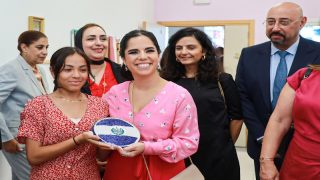 السيدة الأولى لجمهورية السلفادور تزور مركز للا أسماء للأطفال الصم بطنجة