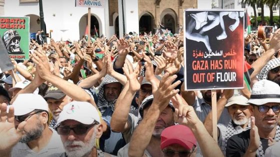 Rabat en Feu pour Gaza : Marée Humaine Contre l’Agression Sioniste