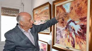 برقية تعزية ومواساة من جلالة الملك إلى أفراد أسرة المرحوم الفنان التشكيلي عفيف بناني