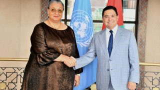 بوريطة يستقبل رئيسة بعثة الأمم المتحدة للدعم في ليبيا