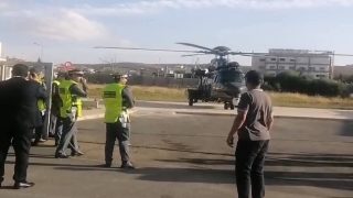 مروحية طبية تنقل الشاب أمين بوسعادة إلى الرباط لتلقي علاج متخصص بعد تعرضه لحادث