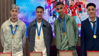 تكريم خريجي أكاديمية محمد السادس المتوجين بكأس العالم لأقل من 20 سنة