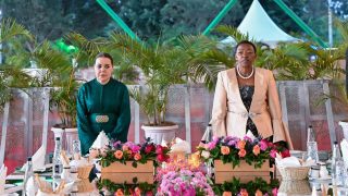 السيدة الأولى لجمهورية كينيا تقيم مأدبة عشاء على شرف الأميرة للا أسماء