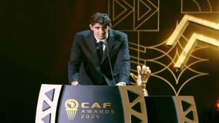 ياسين بونو يحصد جائزة أفضل حارس مرمى إفريقي