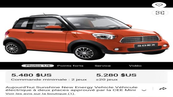 Voiture marocaine” à 10 millions : une vieille chinoise repeinte !