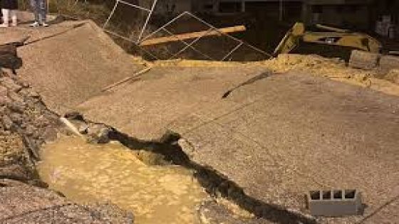 انهيار أرضي مفاجئ يربك حي العالية بطنجة ويستنفر السلطات المحلية