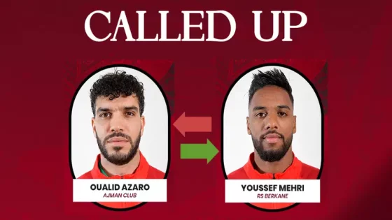 السكتيوي يستدعي وليد أزارو لتعويض ميهري في كأس العرب بقطر