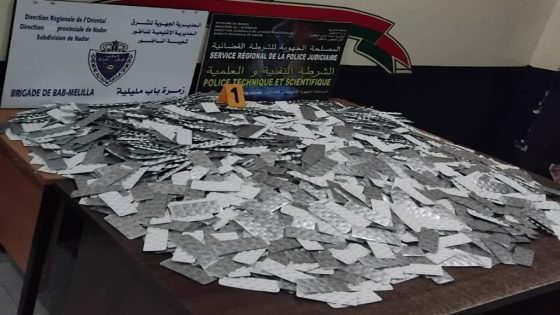 إحباط تهريب أزيد من 64 ألف قرص مهلوس بالناظور.. وفتح تحقيق لتحديد المتورطين