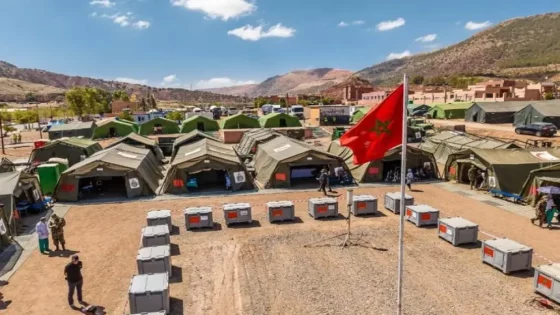 القوات المسلحة الملكية تنشئ ثلاث مستشفيات عسكرية ميدانية بأقاليم أزيلال والحوز وميدلت