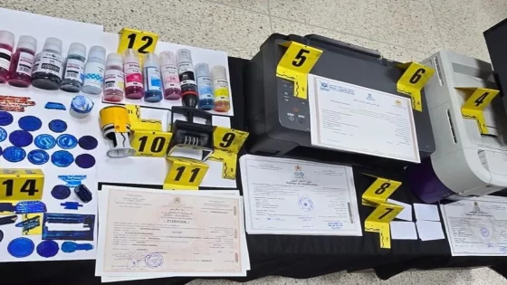 طنجة..توقيف شخص وسيدة بتهمة تزوير وثائق رسمية وشهادات دراسية
