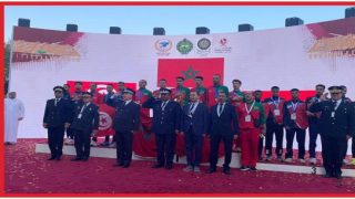 عداؤو الأمن الوطني يتوجون بلقب بطولة الشرطة العربية للعدو الحر بقطر