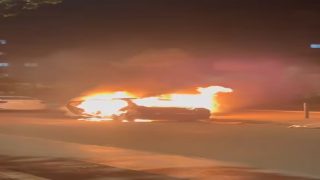 حريق في سيارة مهجورة يكشف مخاطر انتشار المركبات المتروكة في منطقة أنفا