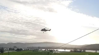 إنقاذ أسرة حاصرتها مياه سد الوحدة في وزان بفضل تدخل جوي عاجل