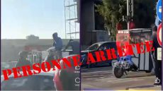 توقيف سائق دراجة ثلاثية العجلات في الدار البيضاء بتهمة المخالفة وتعريض سلامة موظفي الشرطة للخطر