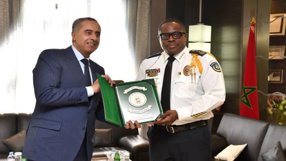 حموشي يستقبل المفتش العام للشرطة بجمهورية ليبيريا