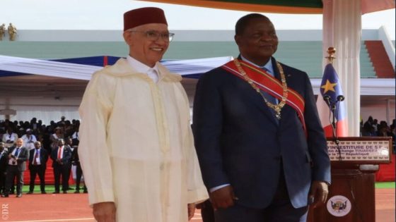 الطالبي العلمي يمثل جلالة الملك في حفل تنصيب رئيس جمهورية إفريقيا الوسطى