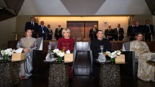صاحبات السمو الملكي الأميرات للا خديجة وللا مريم وللا حسناء يحضرن رفقة السيدة بريجيت ماكرون العرض الافتتاحي للمسرح الملكي الرباط
