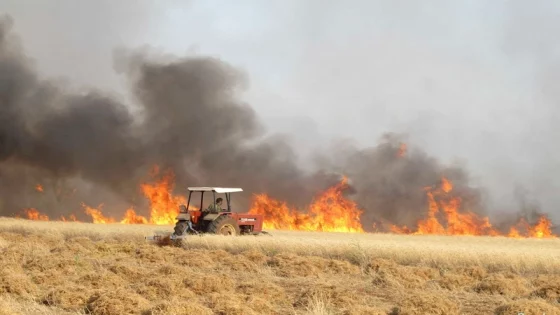 حرائق موسمية تهدد محاصيل الفلاحين في المغرب