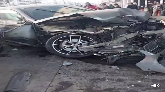 الدار البيضاء: سيارة مسرعة تفلت من السيطرة وتدمر واجهات المحلات بشارع محمد السادس