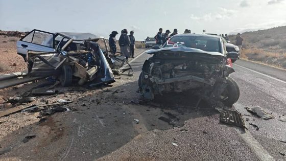 اصطدام عنيف بين سيارتين يوقع عدة مصابين بجرسيف
