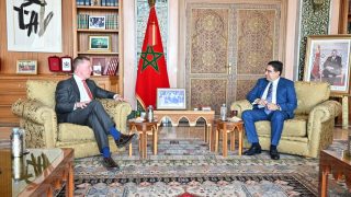 بوريطة يجري مباحثات مع وزير الدولة البريطاني في التجارة الدولية