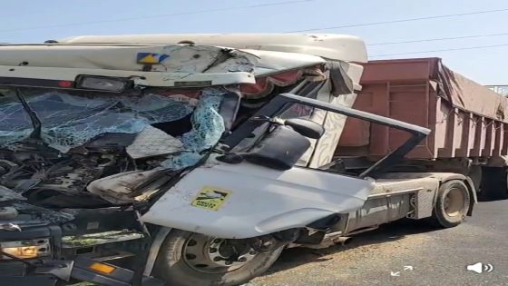 حادث سير خطير بين شاحنتين كبيرتين يستنفر عناصر الشرطة بالطريق السيار بين الدار البيضاء والرباط