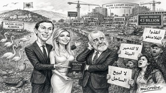 ألبانيا تغلي بسبب مشروع سياحي فاخر مرتبط بعائلة ترامب يهدد طيور الفلامنغو