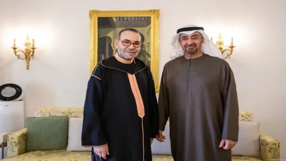 جلالة الملك محمد السادس ورئيس الإمارات يناقشان قضايا الخليج والشرق الأوسط