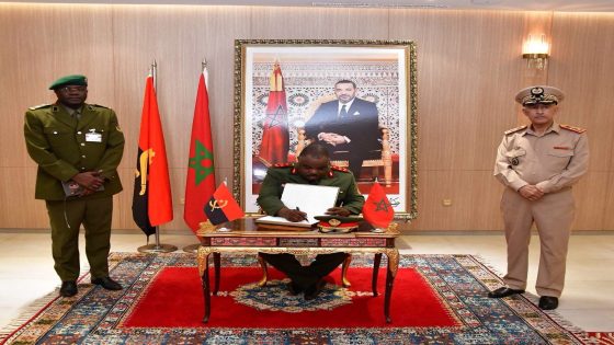 وفد عسكري من جمهورية أنغولا في زيارة إلى مديرية التاريخ العسكري والمتاحف بالمغرب