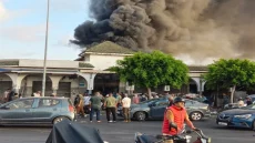 حريق مهول بسوق القريعة بالدار البيضاء يخلف خسائر مادية بعدد من المحلات التجارية