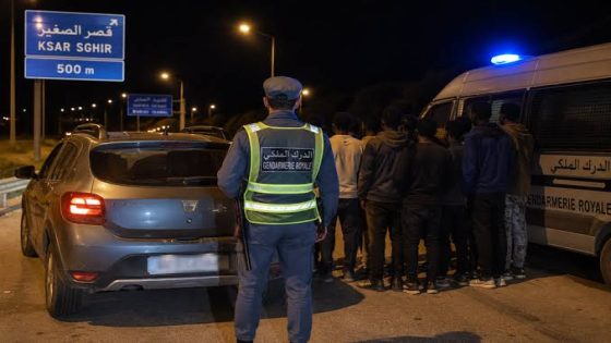 الدرك الملكي بطنجة يجهض محاولات للهجرة غير النظامية ويوقف 128 شخصاً قبل وصولهم إلى المنطقة الحدودية