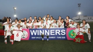 المنتخب الوطني النسوي لأقل من 17 سنة يتوج بطلاً لدوري اتحاد شمال إفريقيا بعد ملحمة أمام تونس