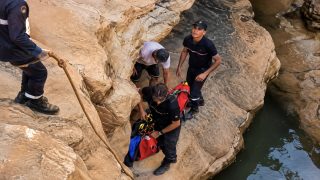 إنقاذ سائحة ألمانية بعد سقوطها بوادي الجنة ضواحي أكادير