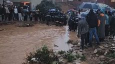 سيول جارفة تقطع الطريق بين ورزازات وزاكورة