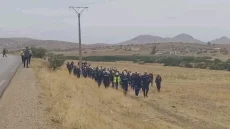 مريرت.. مسيرة احتجاجية لعمال منجم جبل عوام بعد مصرع ثلاثة عمال