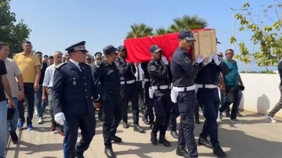 نقل جثمان شهيد الواجب حمزة الزعام إلى مسقط رأسه بالقصر الكبير