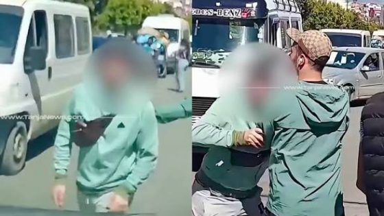 طنجة.. توقيف سائق دراجة نارية بعد ظهوره في فيديو يوثق اعتداءً وسبّاً لسائق حافلة